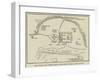 The Afghan War, Sketch Plan of the Fort at Dakka-null-Framed Giclee Print