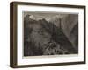 The Afghan War, Storming of Afreedi Sungas, Bazar Valley-null-Framed Giclee Print