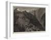 The Afghan War, Storming of Afreedi Sungas, Bazar Valley-null-Framed Giclee Print