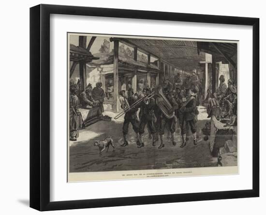 The Afghan War, the 4th Goorkhas Marching Through the Bazaar, Jellalabad-William Heysham Overend-Framed Giclee Print