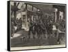 The Afghan War, the 4th Goorkhas Marching Through the Bazaar, Jellalabad-William Heysham Overend-Framed Stretched Canvas