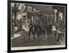 The Afghan War, the 4th Goorkhas Marching Through the Bazaar, Jellalabad-William Heysham Overend-Framed Giclee Print