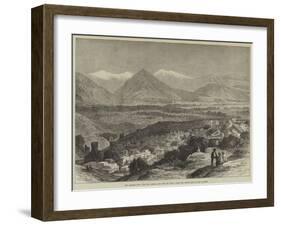 The Afghan War, the Bala Hissar and City of Cabul, from the Upper Part of the Citadel-John Greenaway-Framed Giclee Print