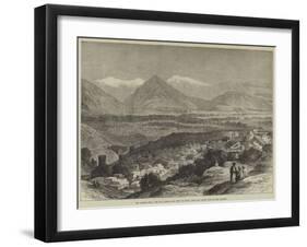 The Afghan War, the Bala Hissar and City of Cabul, from the Upper Part of the Citadel-John Greenaway-Framed Giclee Print