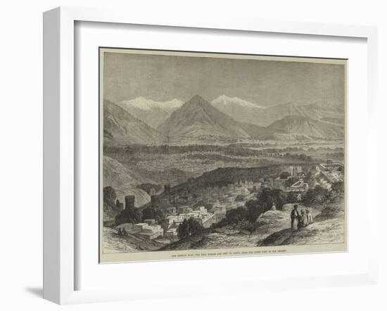 The Afghan War, the Bala Hissar and City of Cabul, from the Upper Part of the Citadel-John Greenaway-Framed Giclee Print
