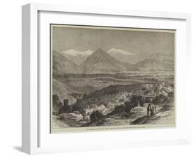 The Afghan War, the Bala Hissar and City of Cabul, from the Upper Part of the Citadel-John Greenaway-Framed Giclee Print