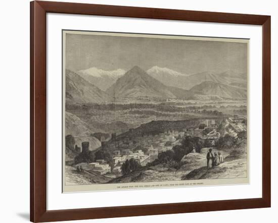 The Afghan War, the Bala Hissar and City of Cabul, from the Upper Part of the Citadel-John Greenaway-Framed Giclee Print