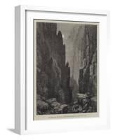 The Afghan War, the Chunari Pass Through the Khoord Cabul Range-Samuel Read-Framed Giclee Print