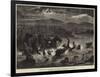 The Afghan War, the Disaster to the 10th Hussars in the Cabul River-null-Framed Giclee Print