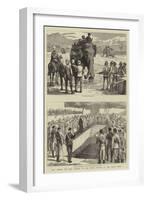 The Afghan War, the Disaster to the Tenth Hussars on the Cabul River-null-Framed Giclee Print