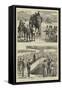 The Afghan War, the Disaster to the Tenth Hussars on the Cabul River-null-Framed Stretched Canvas