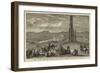 The Afghan War, the Fortress and Citadel of Ghuznee, with the Two Minars-null-Framed Giclee Print
