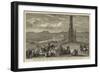 The Afghan War, the Fortress and Citadel of Ghuznee, with the Two Minars-null-Framed Giclee Print