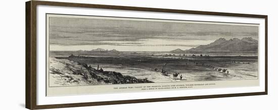 The Afghan War, Valley of the Helmund, Looking over Sungbur, Towards Hyderabad and Sungin-null-Framed Premium Giclee Print