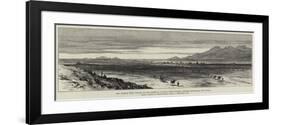 The Afghan War, Valley of the Helmund, Looking over Sungbur, Towards Hyderabad and Sungin-null-Framed Premium Giclee Print