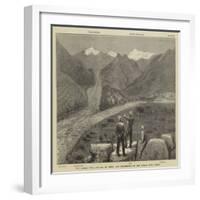 The Afghan War, Village of Thull and Encampment of the Kuram Field Force-null-Framed Giclee Print