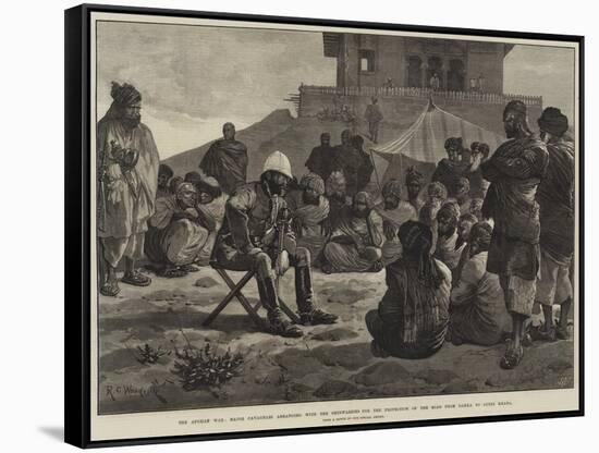 The Afghan War-Richard Caton Woodville II-Framed Stretched Canvas