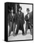 The African American Teenagers with Tuxedos and Top Hats During the August 1943 Riots in Harlem-null-Framed Stretched Canvas