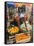 The African Market in the Old City of Praia on the Plateau, Praia, Santiago, Cape Verde Islands-R H Productions-Framed Stretched Canvas