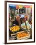 The African Market in the Old City of Praia on the Plateau, Praia, Santiago, Cape Verde Islands-R H Productions-Framed Photographic Print