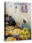 The African Market in the Old City of Praia on the Plateau, Praia, Santiago, Cape Verde Islands-R H Productions-Stretched Canvas