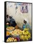 The African Market in the Old City of Praia on the Plateau, Praia, Santiago, Cape Verde Islands-R H Productions-Framed Stretched Canvas