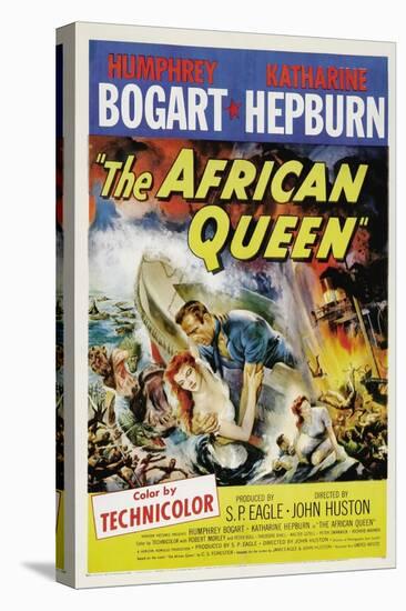 The African Queen, 1951, Directed by John Huston-null-Stretched Canvas