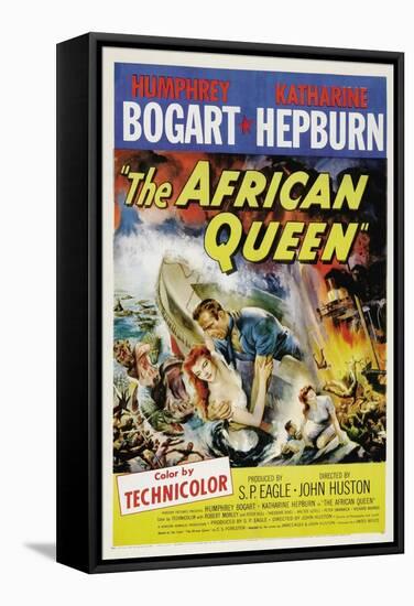 The African Queen, 1951, Directed by John Huston-null-Framed Stretched Canvas
