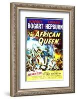 The African Queen - Movie Poster Reproduction-null-Framed Photo