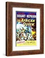 The African Queen - Movie Poster Reproduction-null-Framed Photo