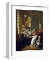 The Afternoon Meal-Francois Boucher-Framed Art Print