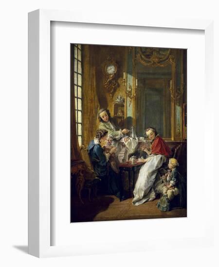 The Afternoon Meal-Francois Boucher-Framed Art Print