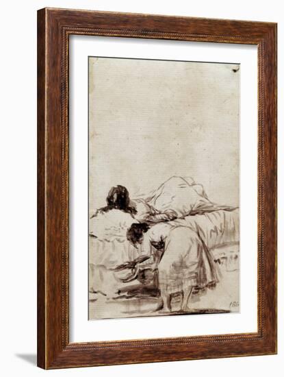 The Afternoon Nap-Francisco de Goya-Framed Giclee Print