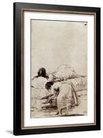 The Afternoon Nap-Francisco de Goya-Framed Giclee Print