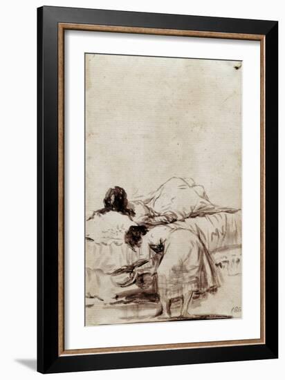 The Afternoon Nap-Francisco de Goya-Framed Giclee Print