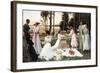 The Afternoon Picnic, 1919-Harald Slott-Moller-Framed Giclee Print