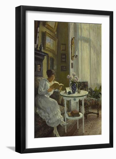 The Afternoon Read, 1917-Paul Fischer-Framed Giclee Print