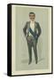 The Aga Khan, 10 November 1904, Vanity Fair Cartoon-Sir Leslie Ward-Framed Stretched Canvas