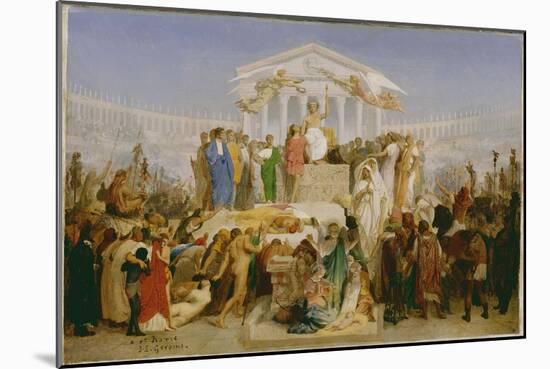 The Age of Augustus, the Birth of Christ, C.1852-54-Jean Leon Gerome-Mounted Giclee Print