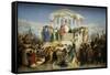 The Age of Augustus, the Birth of Christ-Jean Leon Gerome-Framed Stretched Canvas