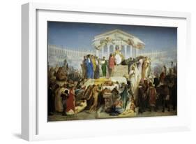 The Age of Augustus, the Birth of Christ-Jean Leon Gerome-Framed Art Print