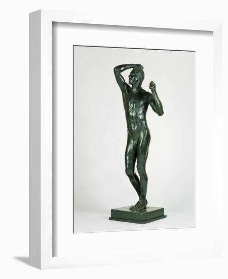 The Age of Bronze, 1877-Auguste Rodin-Framed Giclee Print