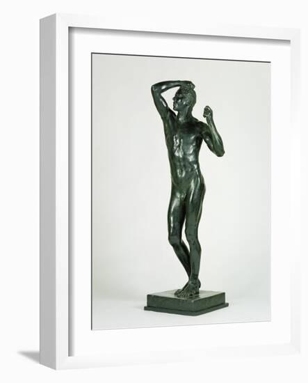 The Age of Bronze, 1877-Auguste Rodin-Framed Giclee Print