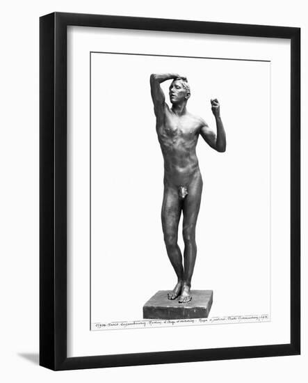 The Age of Bronze, After 1877-Auguste Rodin-Framed Giclee Print