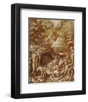 The Age of Gold-Jacopo Zucchi-Framed Art Print