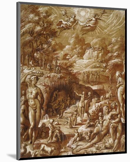 The Age of Gold-Jacopo Zucchi-Mounted Art Print