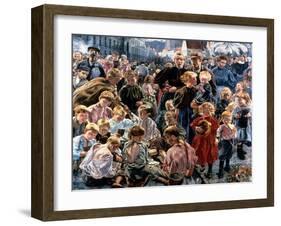 The Age of the Worker, 1896-Leon Frederic-Framed Giclee Print