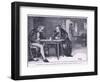 The Agents of Britain and Sweden Signing the Treaty Against Napoleon-Henry Marriott Paget-Framed Giclee Print