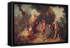 'The Ages of Man - Manhood', c1710-1740, (1910)-Nicolas Lancret-Framed Stretched Canvas