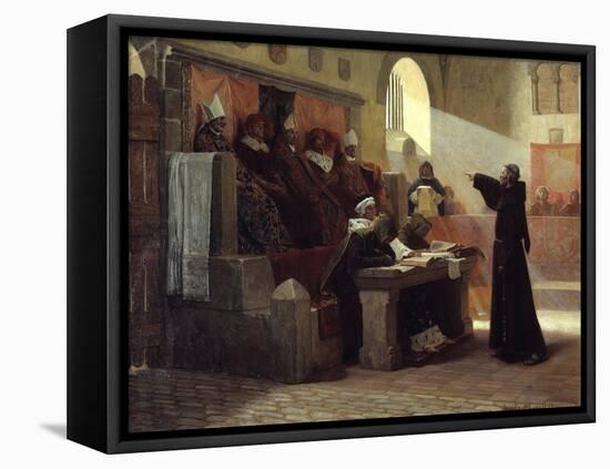 The Agitator of Languedoc by Jean Paul Laurens-null-Framed Stretched Canvas